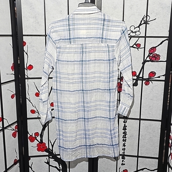 Anthropologie Pilcro and the Letterpress Plaid Blouse Top XS NWT - Picture 5 of 8